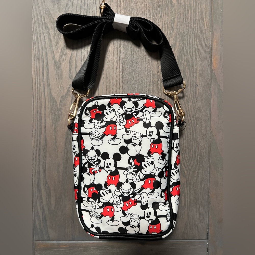 NWOT Disney Mickey Mouse Crossbody w/Guitar Strap, Gold-tone Hardware - Picture 2 of 6